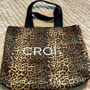 Animal print tote.